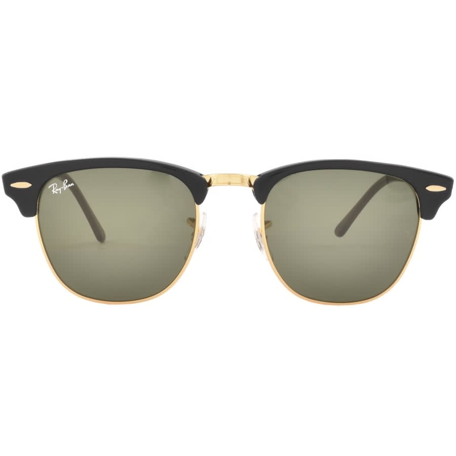 Ray Ban Clubmaster Sunglasses Black | Mainline Menswear