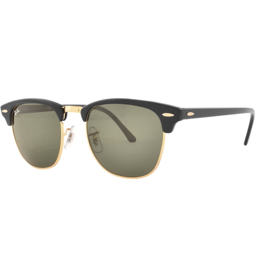 Ray Ban Clubmaster Sunglasses Black Mainline Menswear Sweden