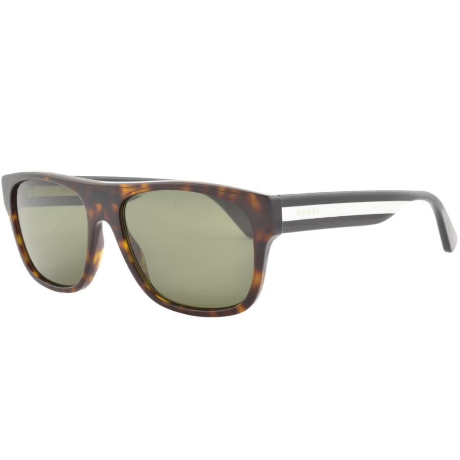 Gucci GG0341S Sunglasses Brown | Mainline Menswear Sweden