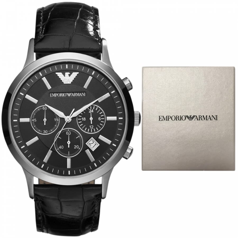 Alternative Image for ProductEmporio Armani AR2447 Watch Black2