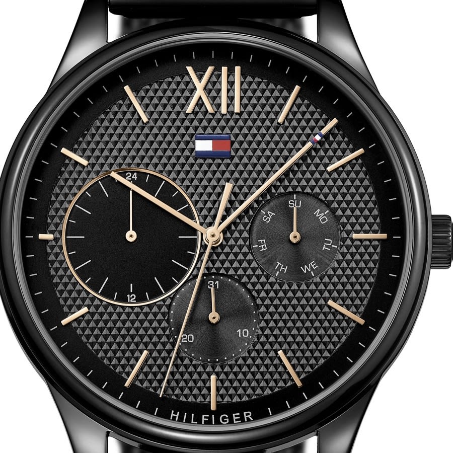 Alternative Image for ProductTommy Hilfiger Damon Watch Black2