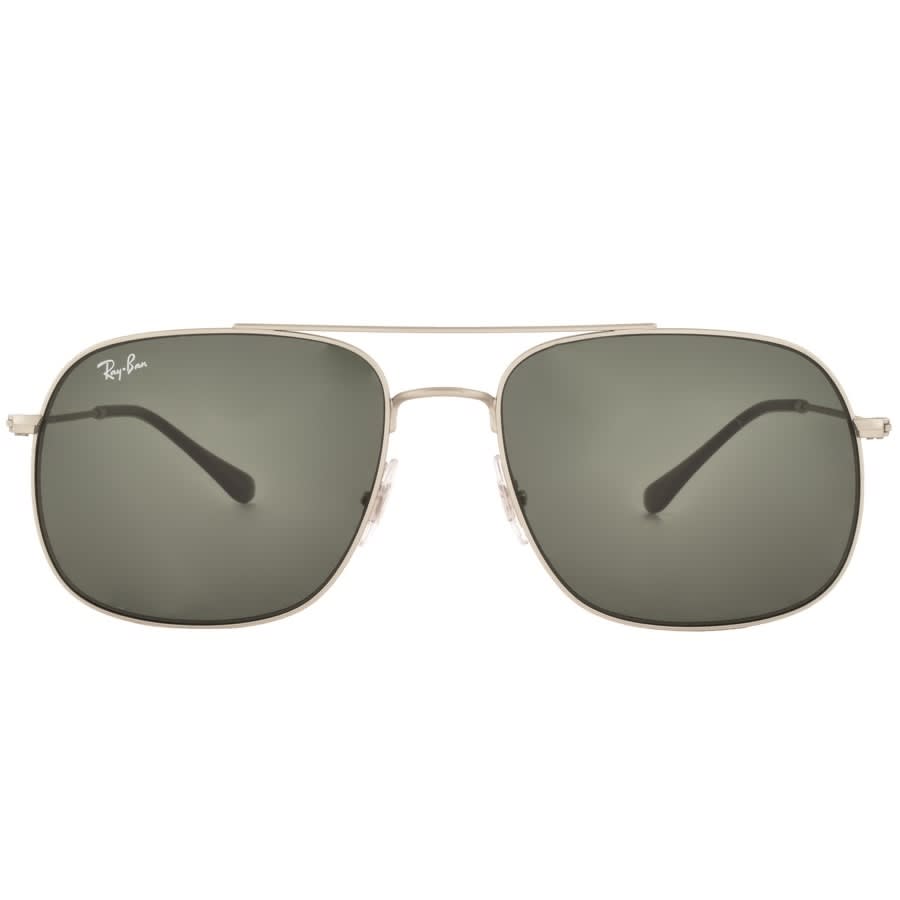 Alternative Image for ProductRay Ban 3595 Aviator Sunglasses Silver2