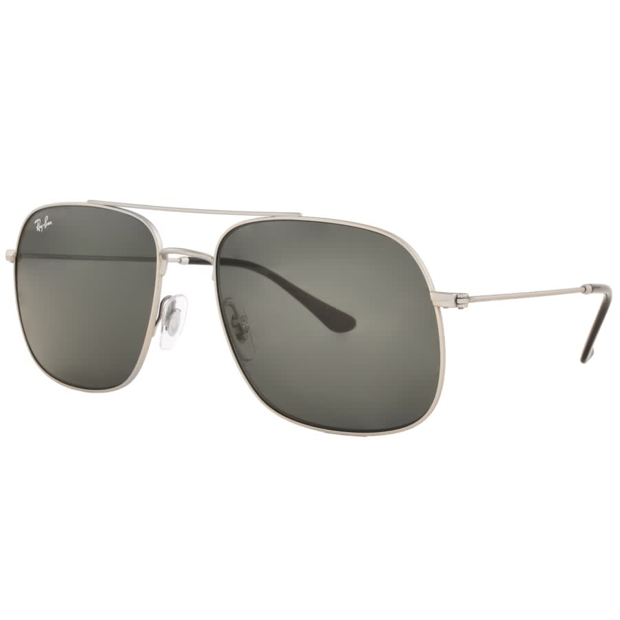 Alternative Image for ProductRay Ban 3595 Aviator Sunglasses Silver1
