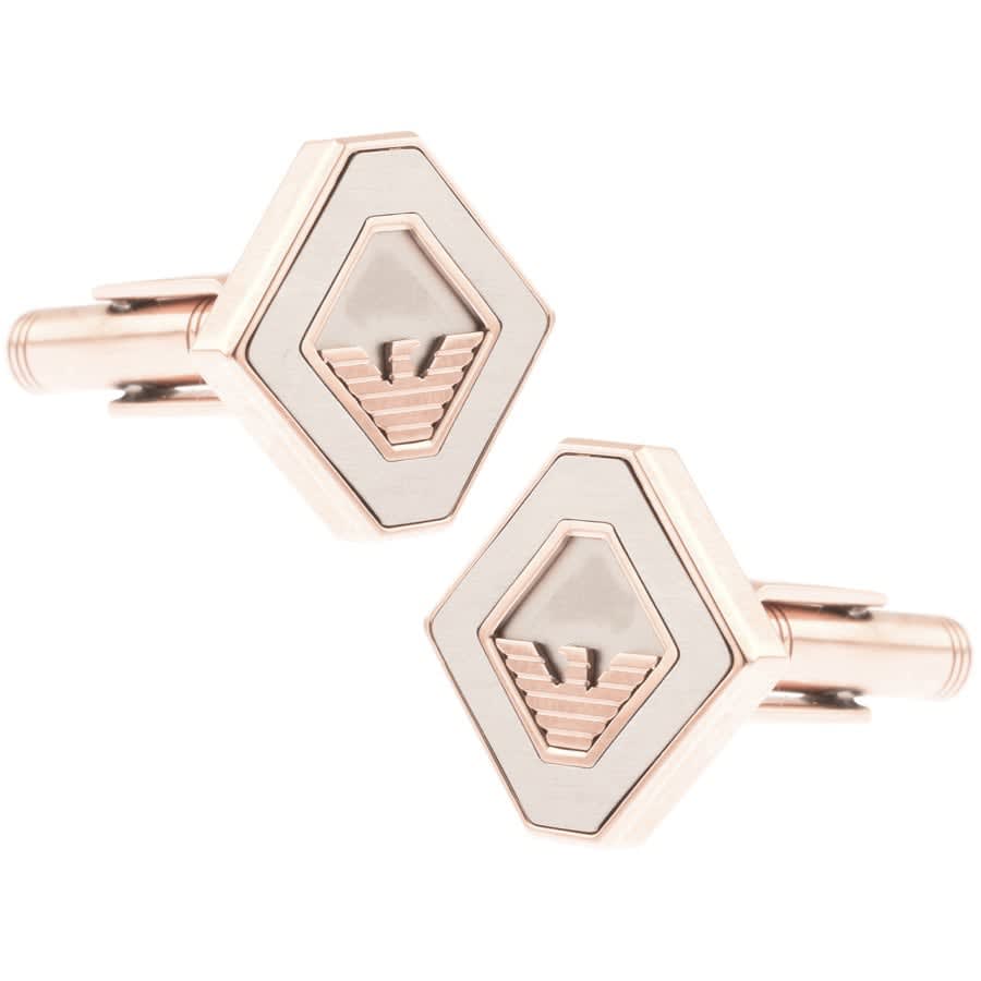 Alternative Image for ProductEmporio Armani EGS2636040 Logo Cufflinks Silver1
