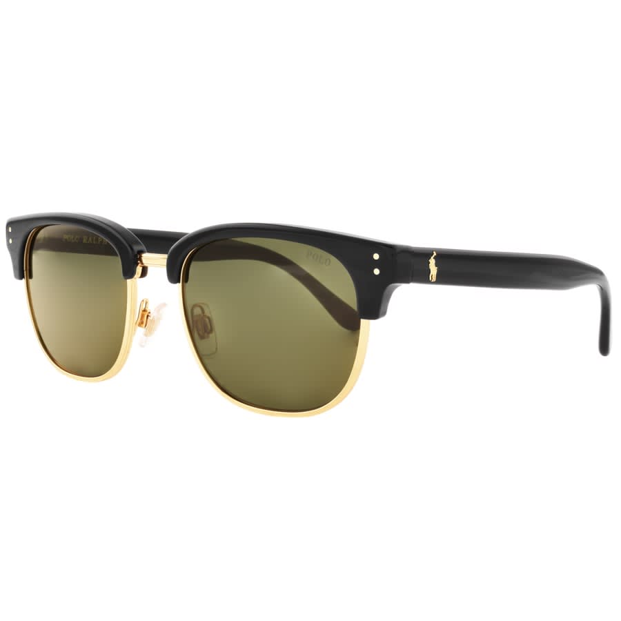 Alternative Image for ProductRalph Lauren Polo Player Sunglasses Black1
