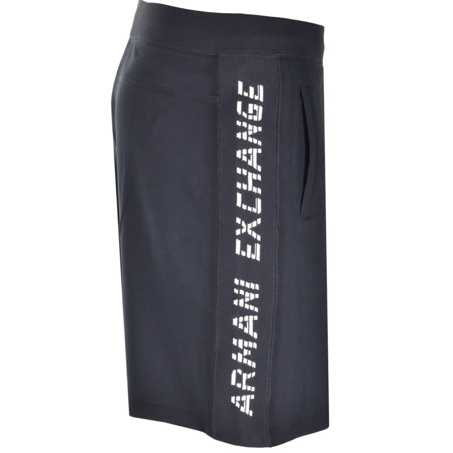 Alternative Image for ProductArmani Exchange Logo Sweat Shorts Navy3