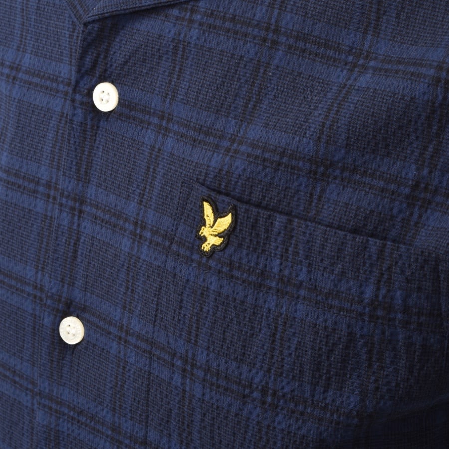 Alternative Image for ProductLyle And Scott Resort Short Sleeve Shirt Navy3