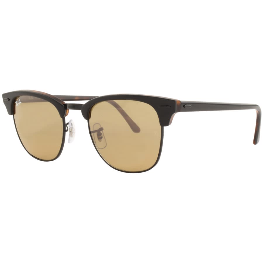clubmaster ray ban brown