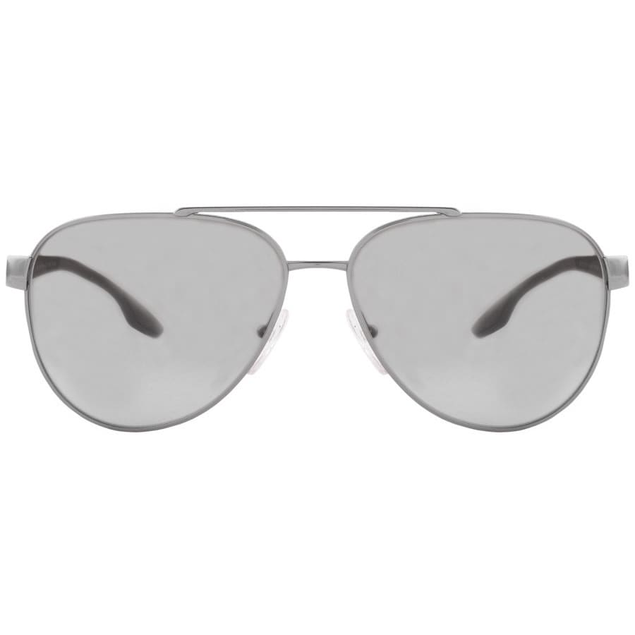 Alternative Image for ProductPrada Linea Rossa Aviator Sunglasses Silver2