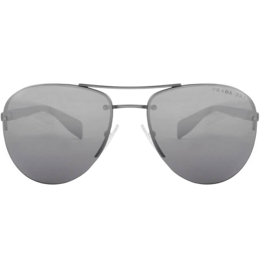 Alternative Image for ProductPrada Linea PS56MS Aviator Sunglasses Silver2