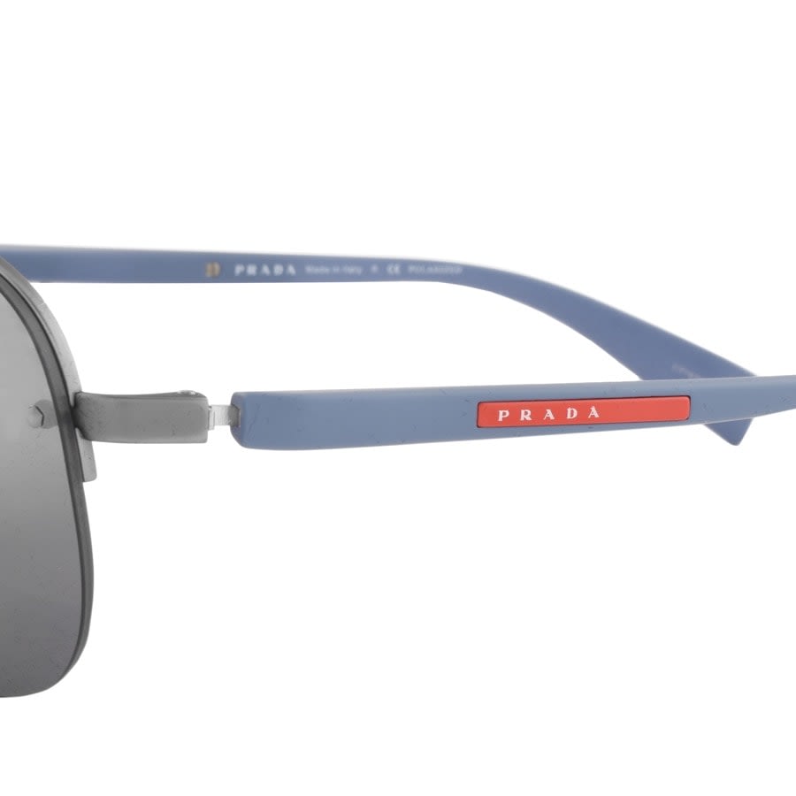 Alternative Image for ProductPrada Linea PS56MS Aviator Sunglasses Silver3