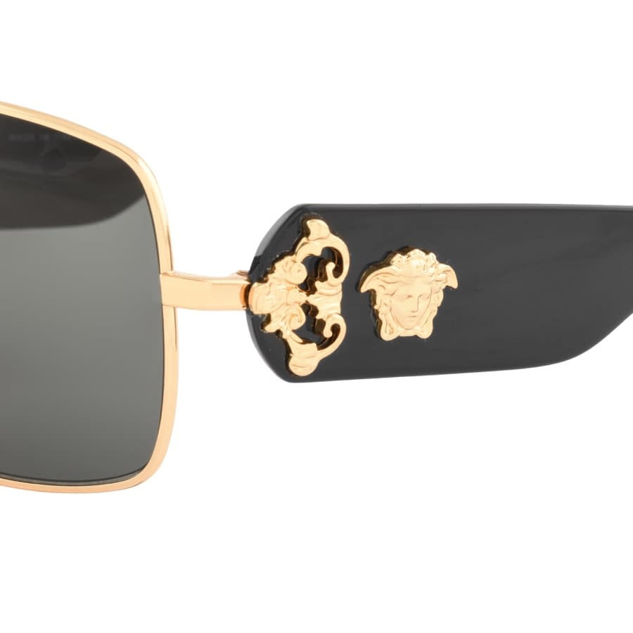 Versace Medusa Sunglasses Black Mainline Menswear 