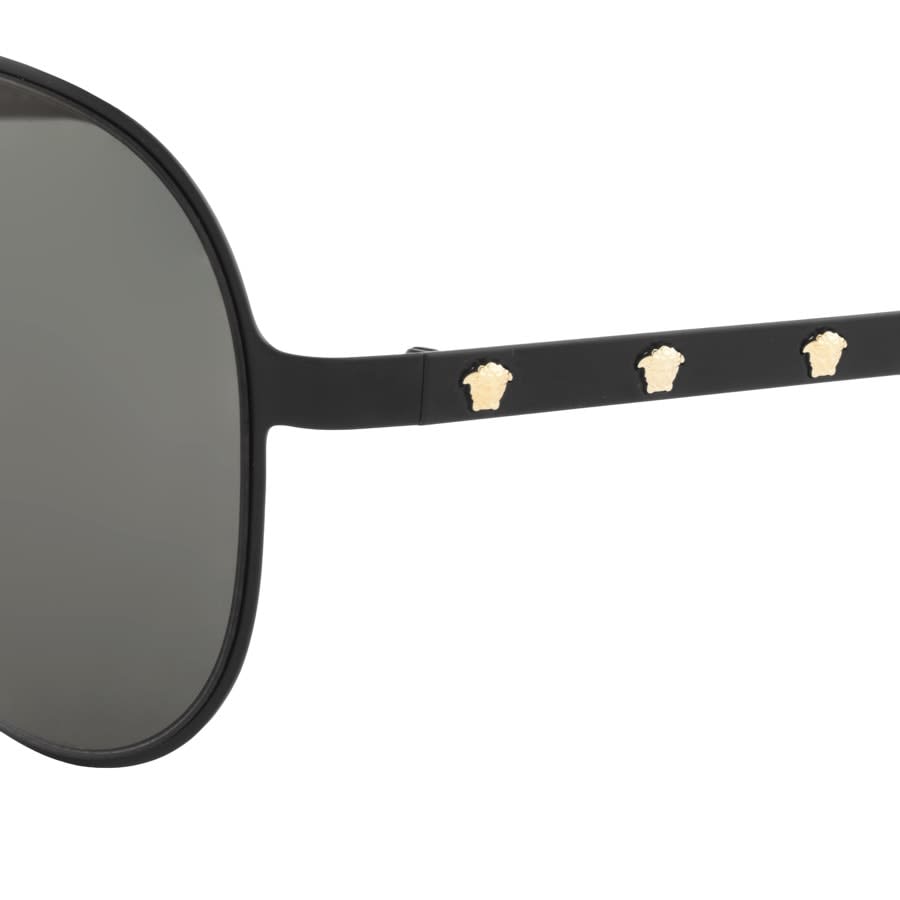 Alternative Image for ProductVersace Medusina Pilot Sunglasses Black3