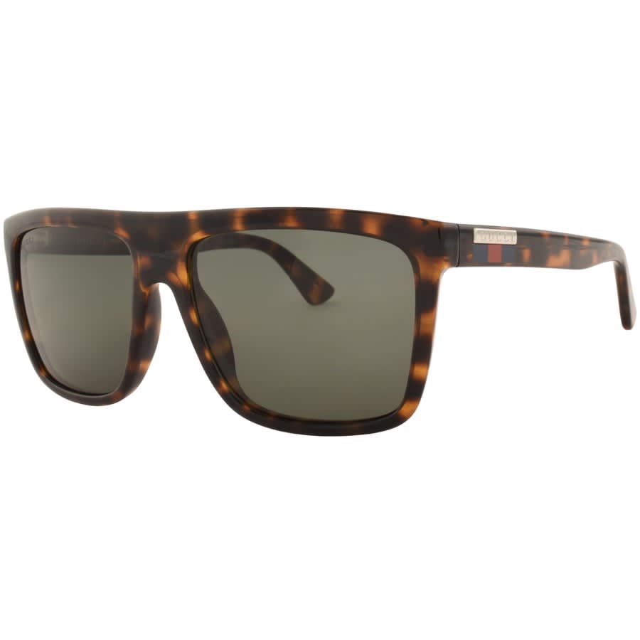 Gucci GG0748S 003 Sunglasses Brown | Mainline Menswear