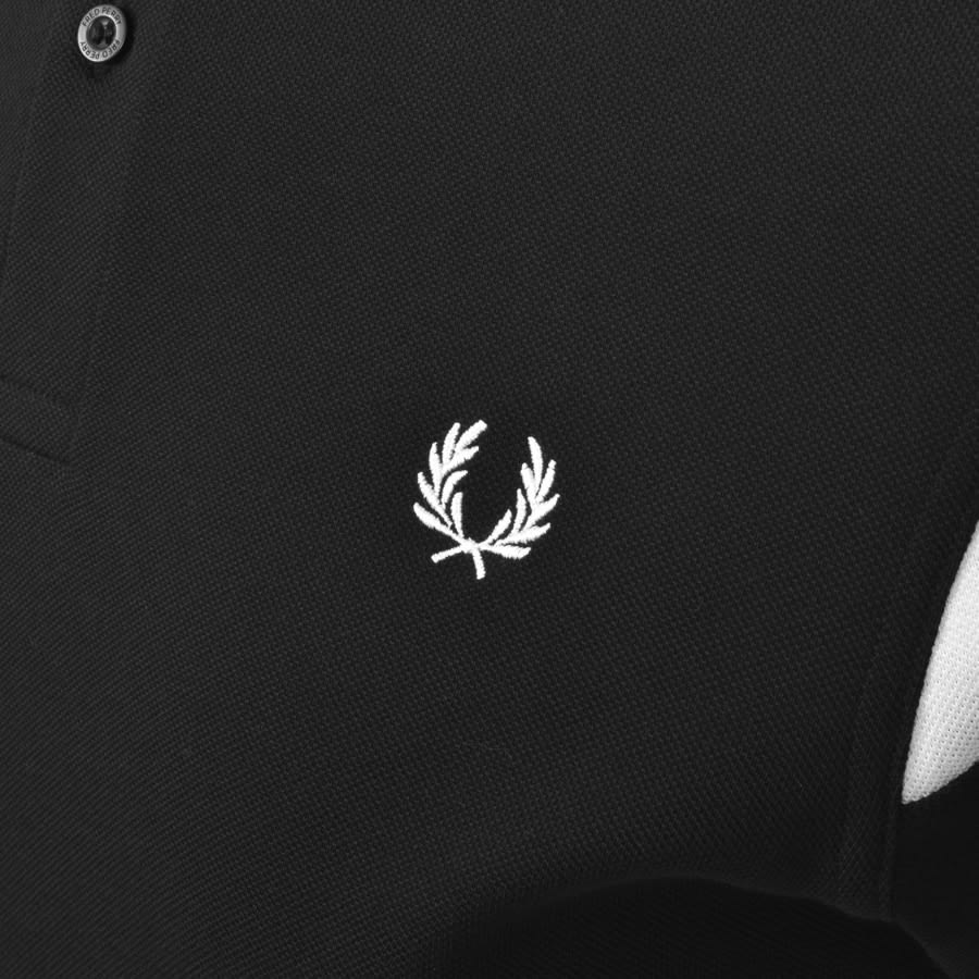 Alternative Image for ProductFred Perry Short Sleeve Polo T Shirt Black3
