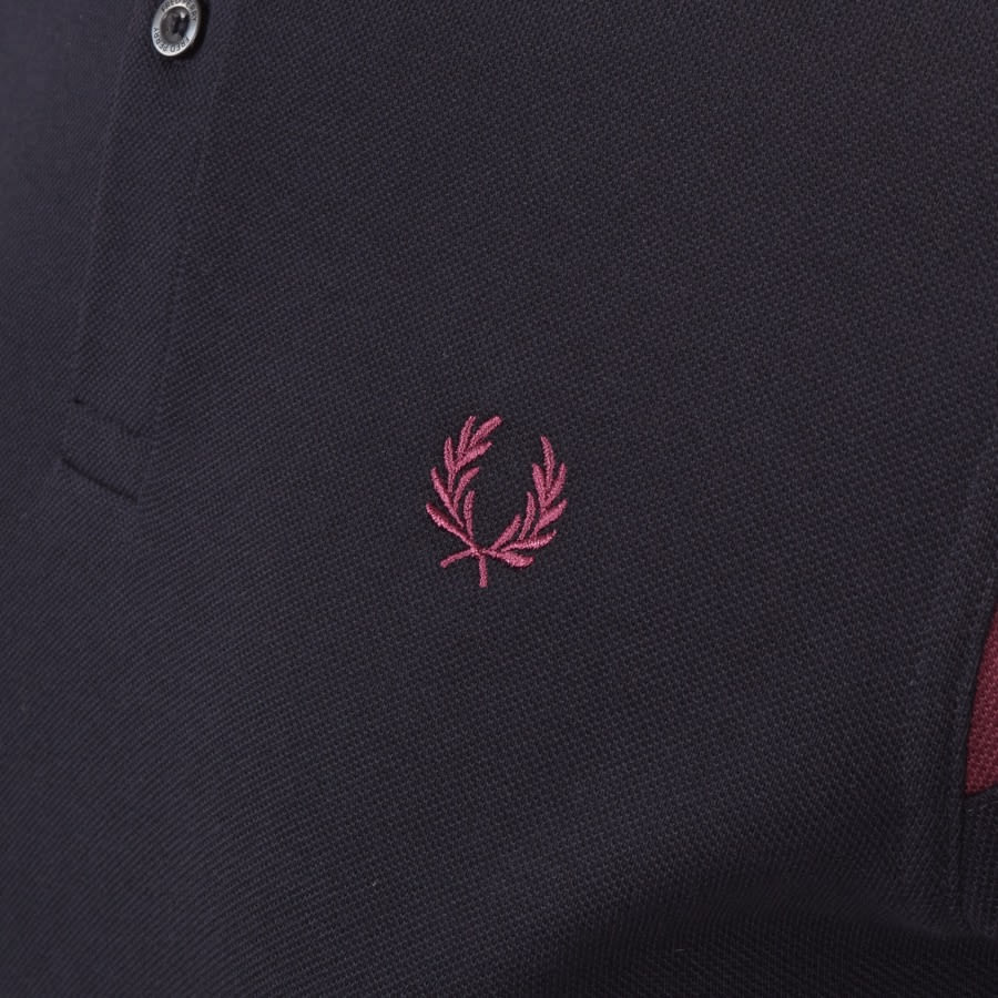 Alternative Image for ProductFred Perry Short Sleeve Polo T Shirt Navy3