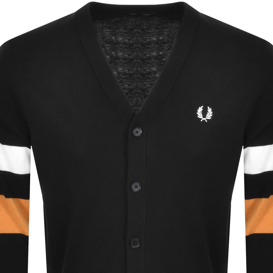 Alternative Image for ProductFred Perry Classic Knit Cardigan Black2