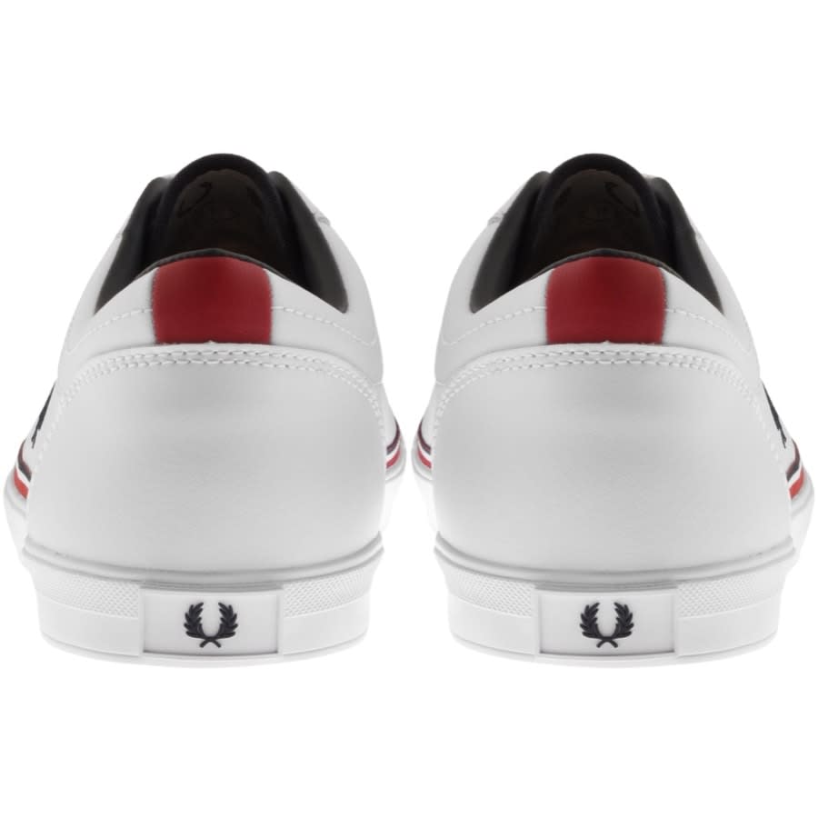 Alternative Image for ProductFred Perry Baseline Leather Trainers White2