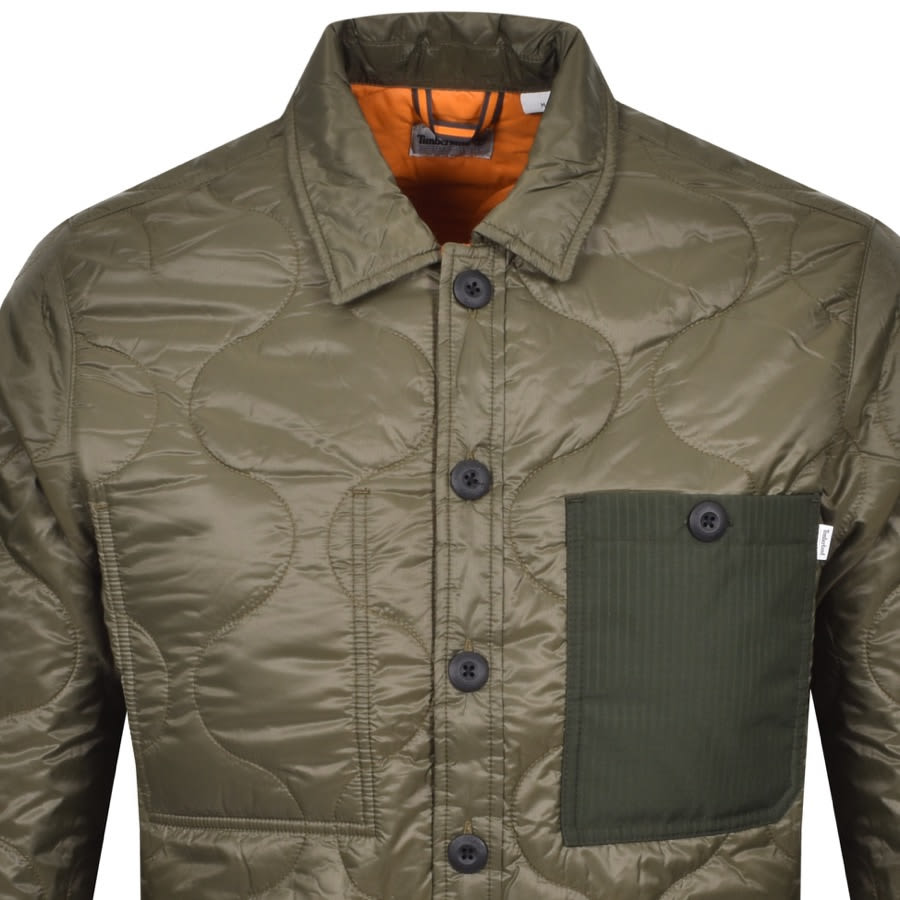 Alternative Image for ProductTimberland Quilted Jacket Green2