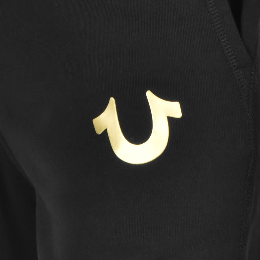 Alternative Image for ProductTrue Religion Horseshoe Logo Jogging Bottoms Black3
