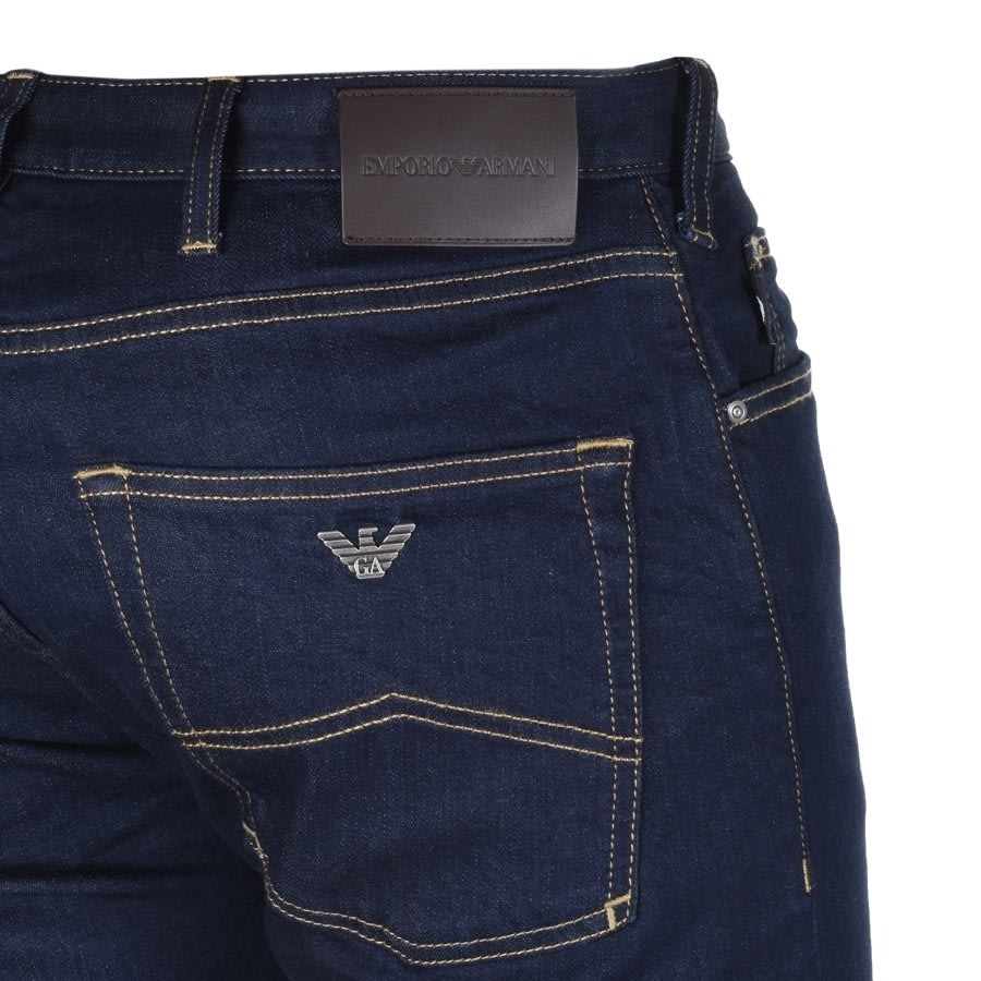 Emporio Armani J45 Regular Fit Jeans Blue | Mainline Menswear Australia