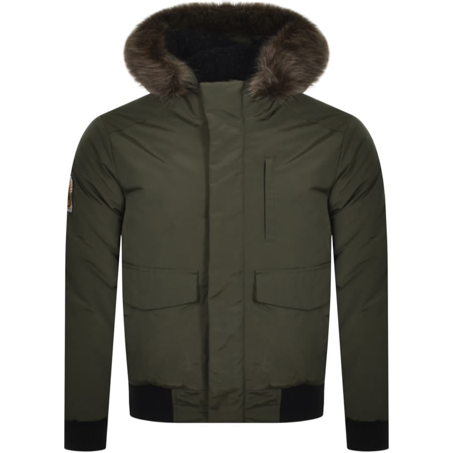 Alternative Image for ProductSuperdry Hooded Everest Jacket Khaki1
