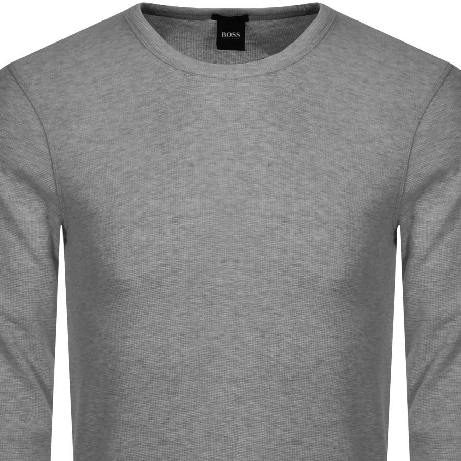 Alternative Image for ProductBOSS Long Sleeved Tempest T Shirt Grey2
