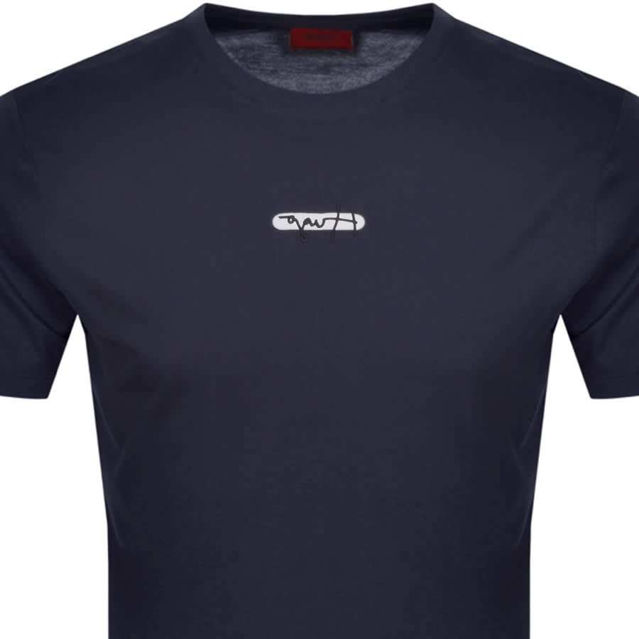 Alternative Image for ProductHUGO Durned Crew Neck T Shirt Navy2