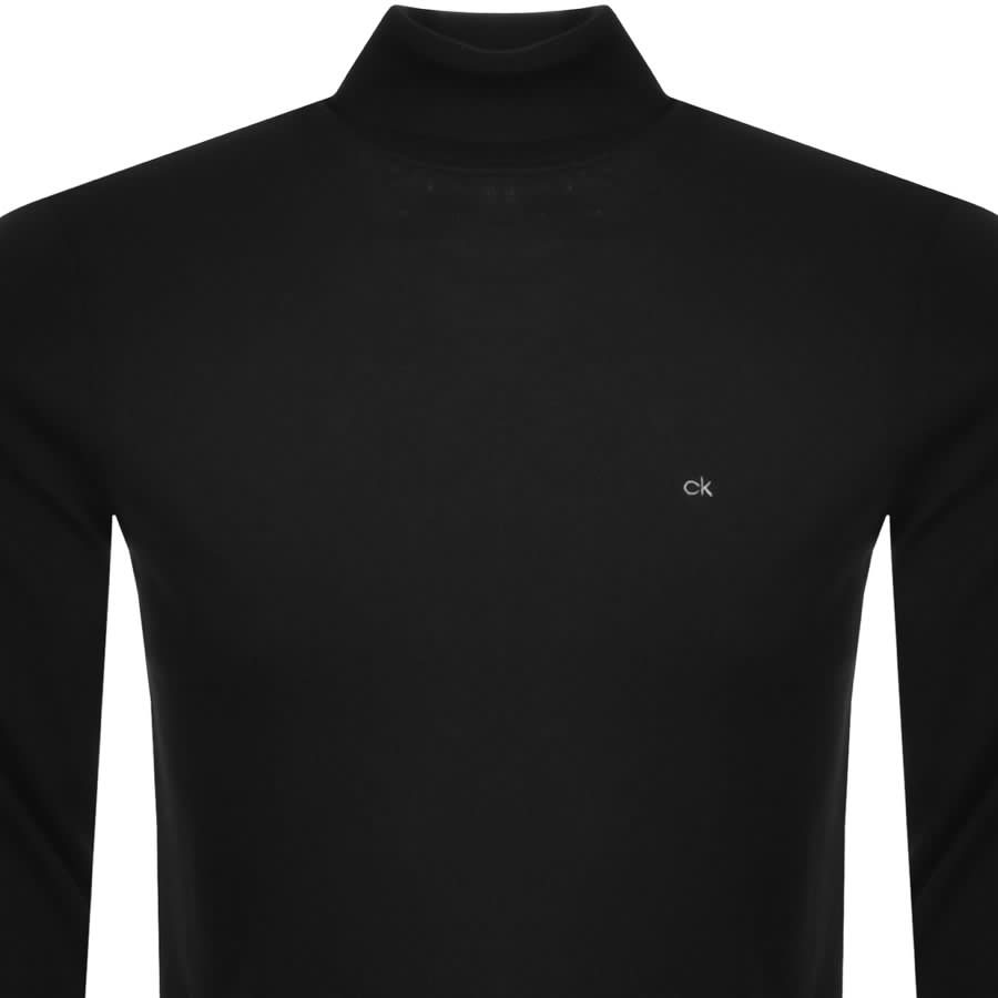 Alternative Image for ProductCalvin Klein Roll Neck Knit Jumper Black2