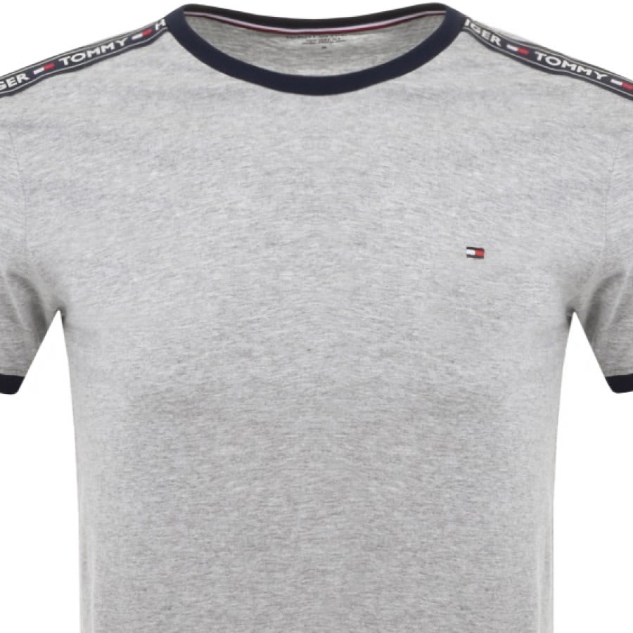 Alternative Image for ProductTommy Hilfiger Loungewear Round Neck T Shirt Grey2
