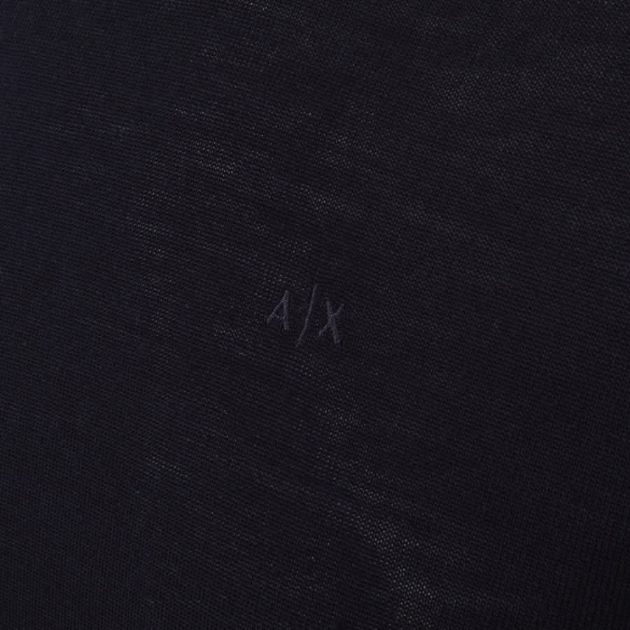 Alternative Image for ProductArmani Exchange Wool Roll Neck Knit Jumper Navy3