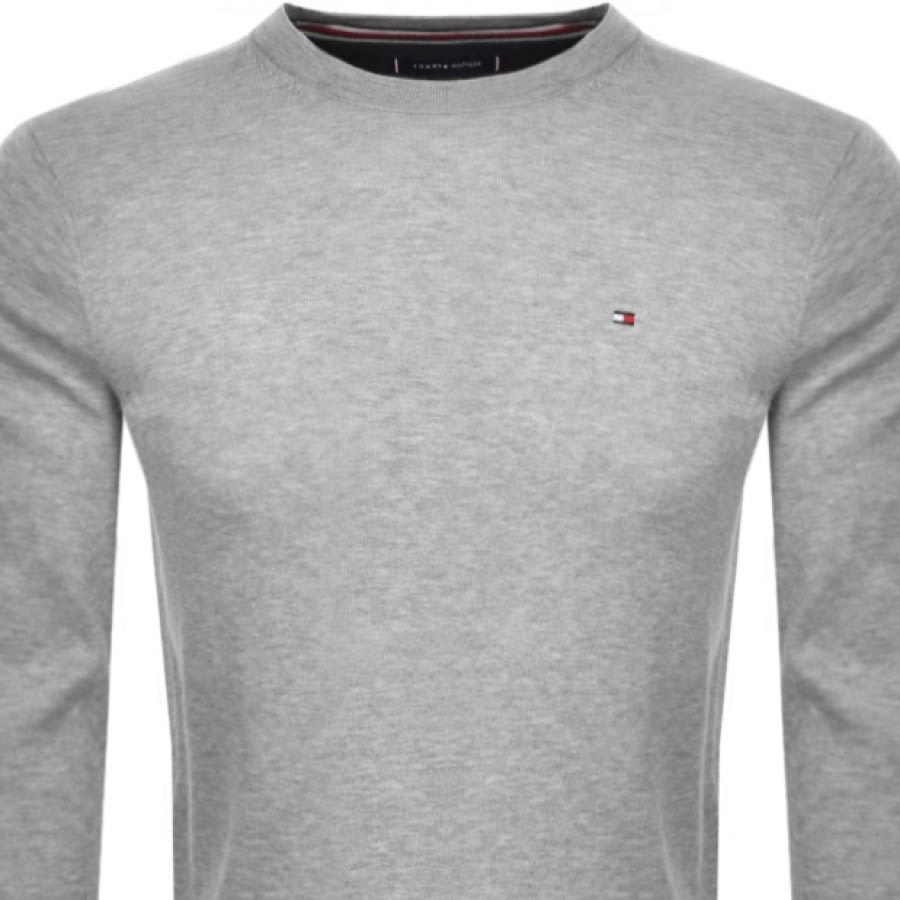 Alternative Image for ProductTommy Hilfiger Crew Neck Knit Jumper Grey2