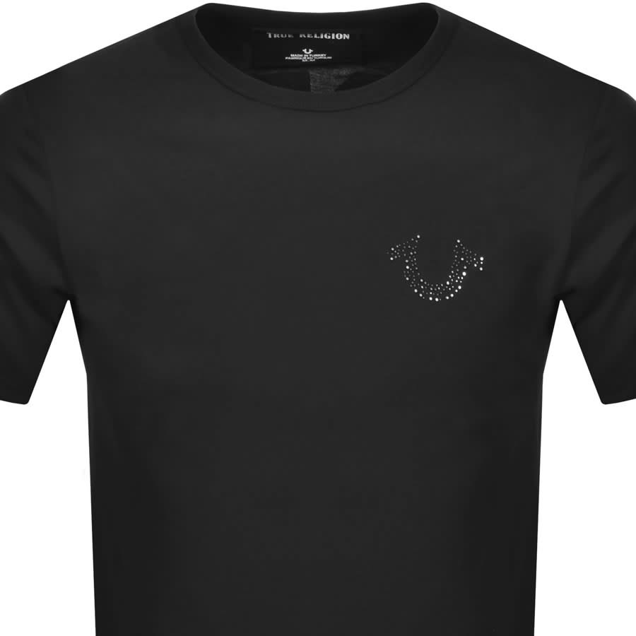 Alternative Image for ProductTrue Religion R Stones Logo T Shirt Black2