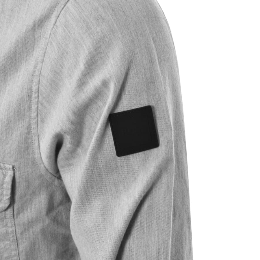 Alternative Image for ProductBOSS Lom Zip Overshirt Jacket Grey3