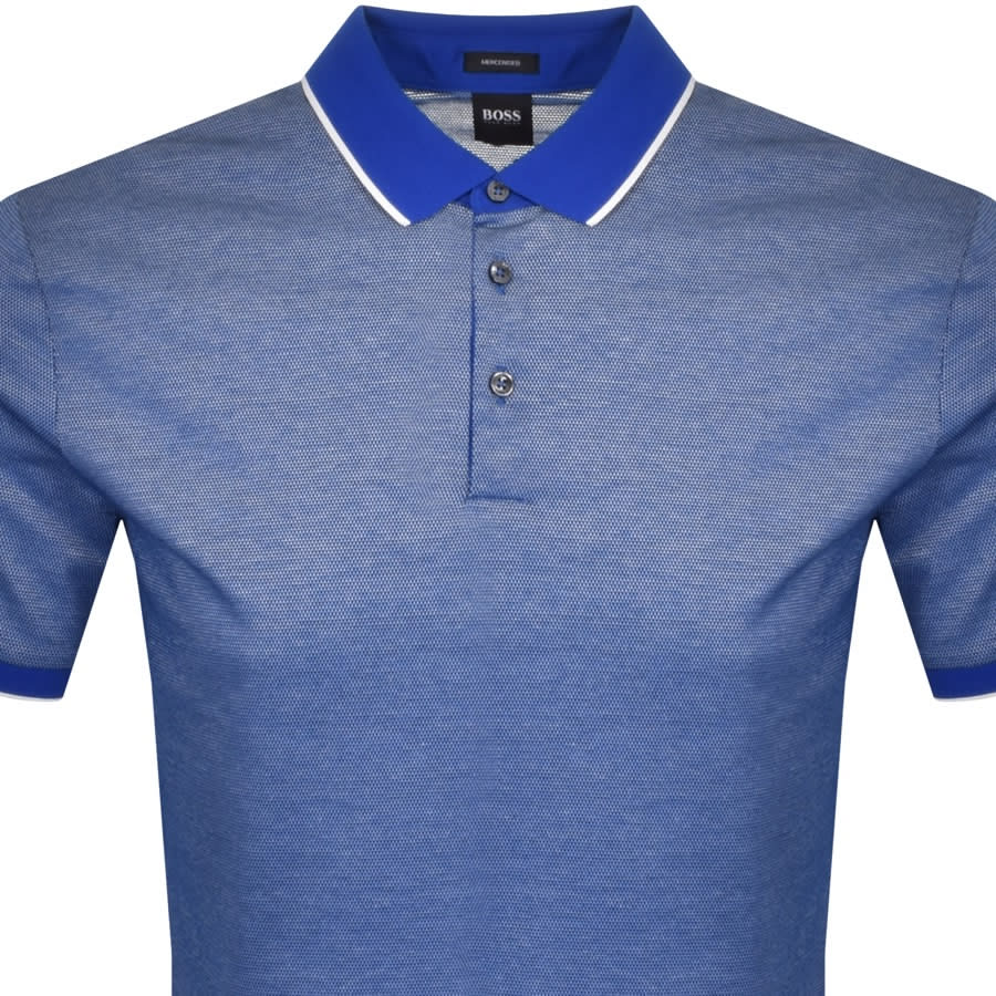 Alternative Image for ProductBOSS Prout Short Sleeved Polo T Shirt Blue2