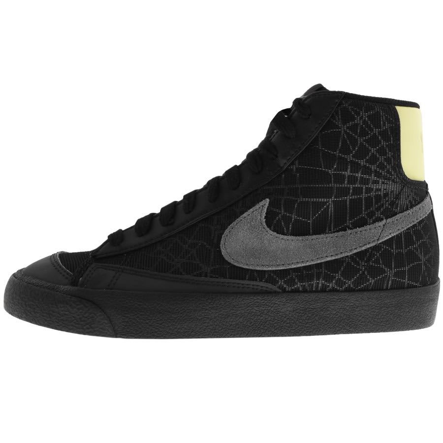 Alternative Image for ProductNike Blazer 77 Mid Spider Web Trainers Black1
