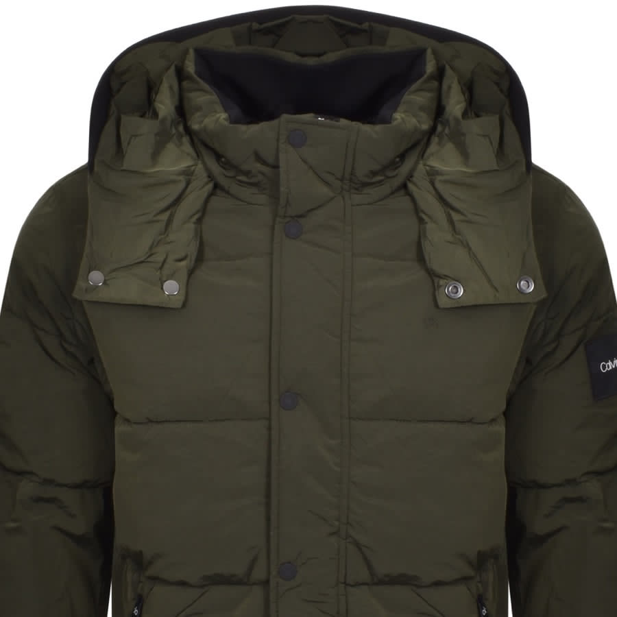 Alternative Image for ProductCalvin Klein Jeans Hooded Jacket Green2