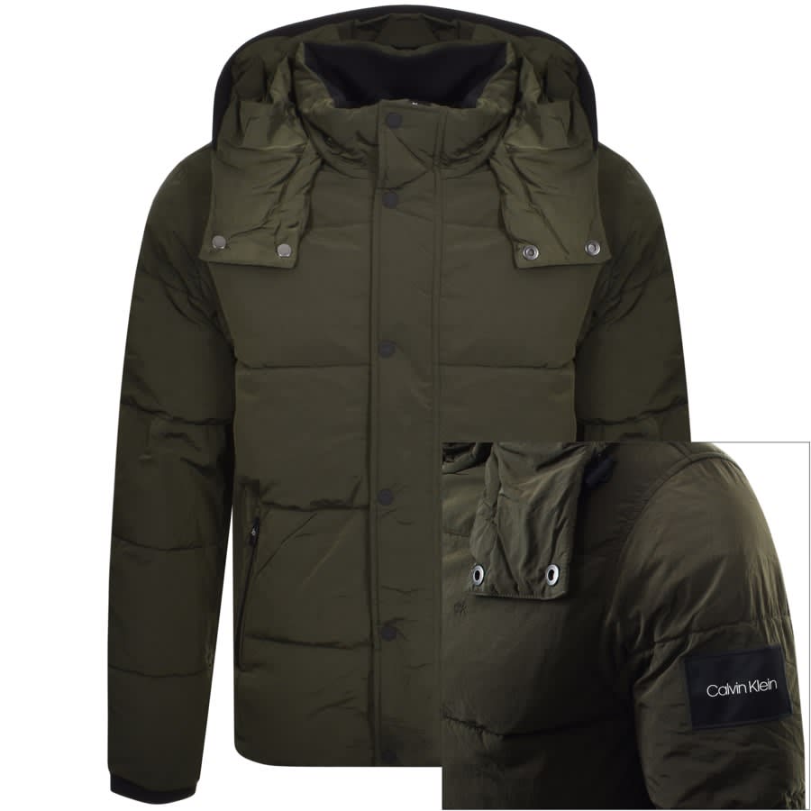 Alternative Image for ProductCalvin Klein Jeans Hooded Jacket Green1