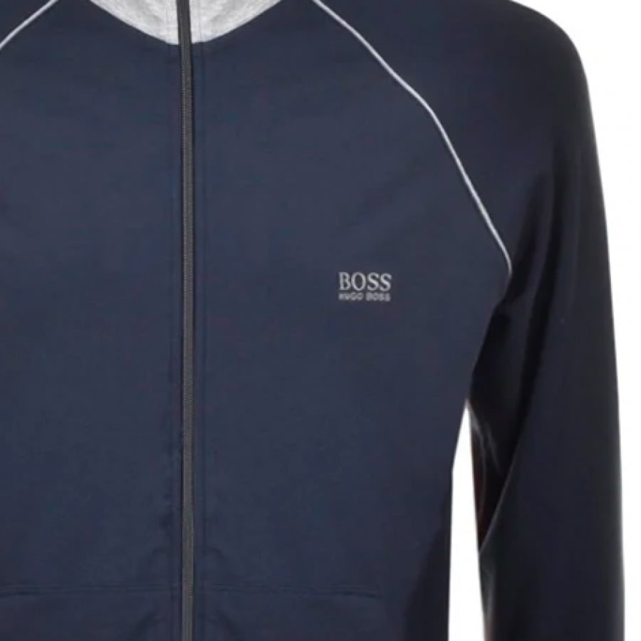 Alternative Image for ProductBOSS Bodywear Full Zip Sweatshirt Navy3
