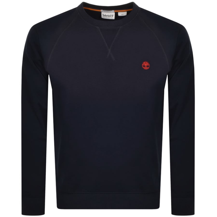 Alternative Image for ProductTimberland Crew Neck Logo Sweatshirt Navy1