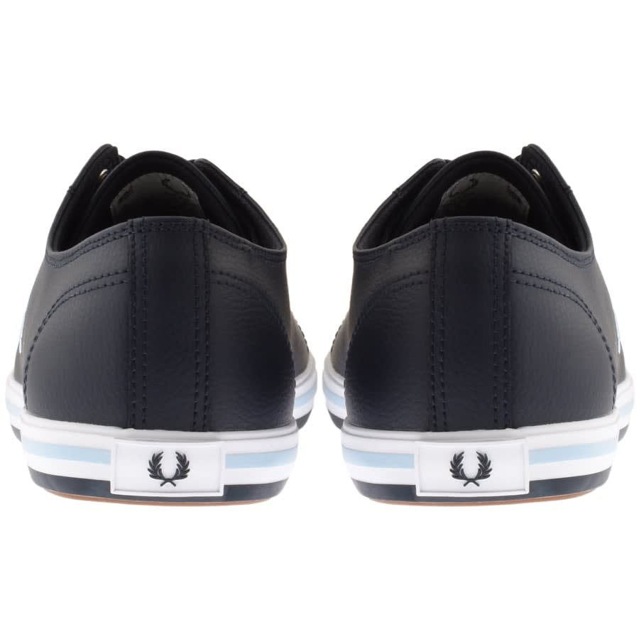 Alternative Image for ProductFred Perry Kingston Leather Trainers Navy2