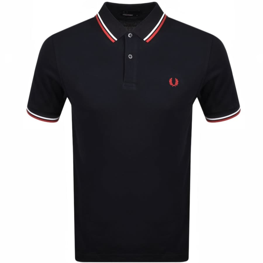 Alternative Image for ProductFred Perry Twin Tipped Polo T Shirt Navy1