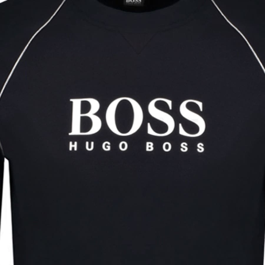 BOSS Bodywear Logo Sweatshirt Navy | Mainline Menswear United States