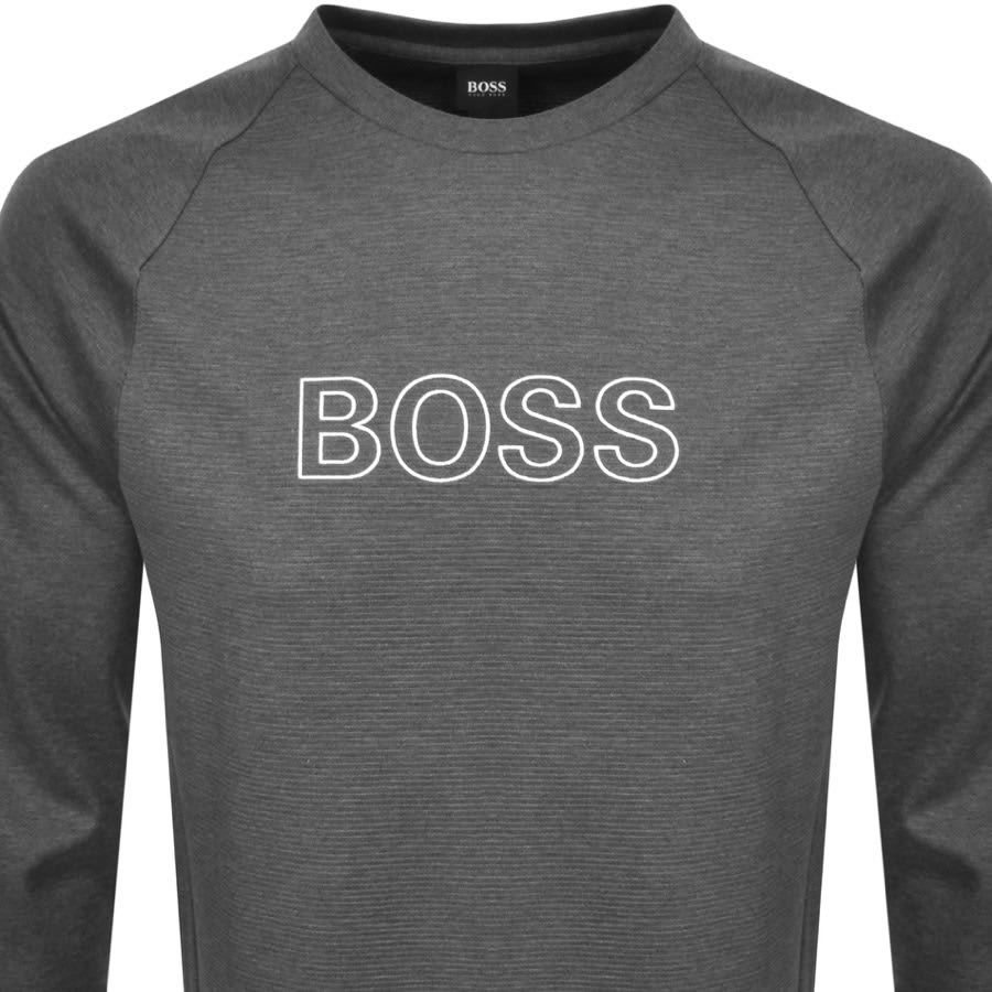 Alternative Image for ProductBOSS Bodywear Crew Neck Sweatshirt Grey2
