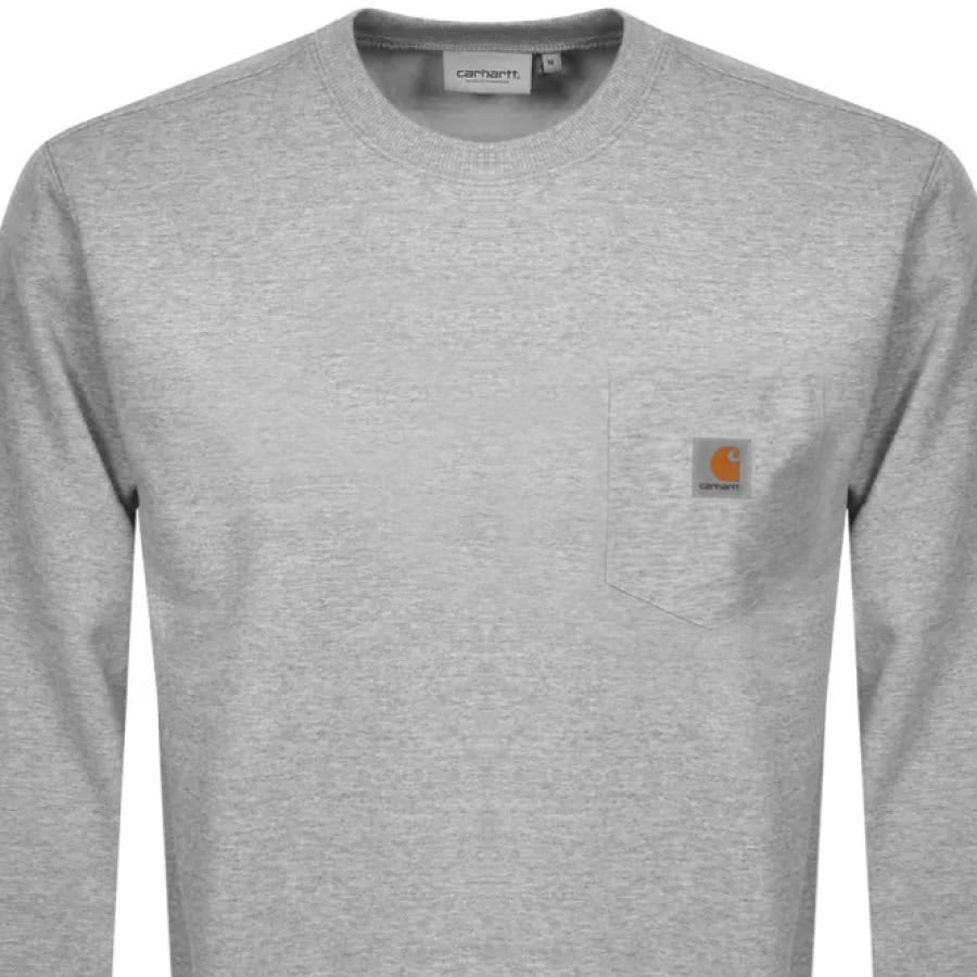 Alternative Image for ProductCarhartt Pocket Sweatshirt Grey2