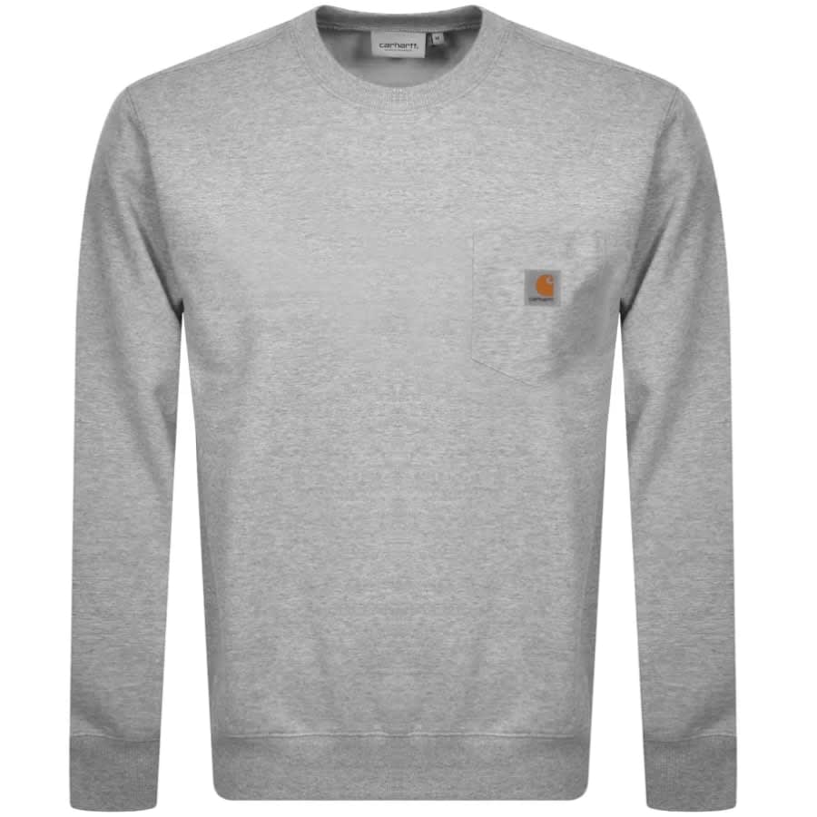 Alternative Image for ProductCarhartt Pocket Sweatshirt Grey1