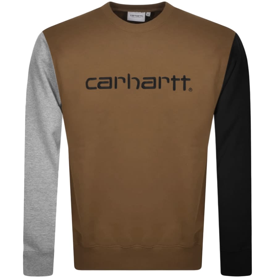 Alternative Image for ProductCarhartt Tricol Sweatshirt Brown1