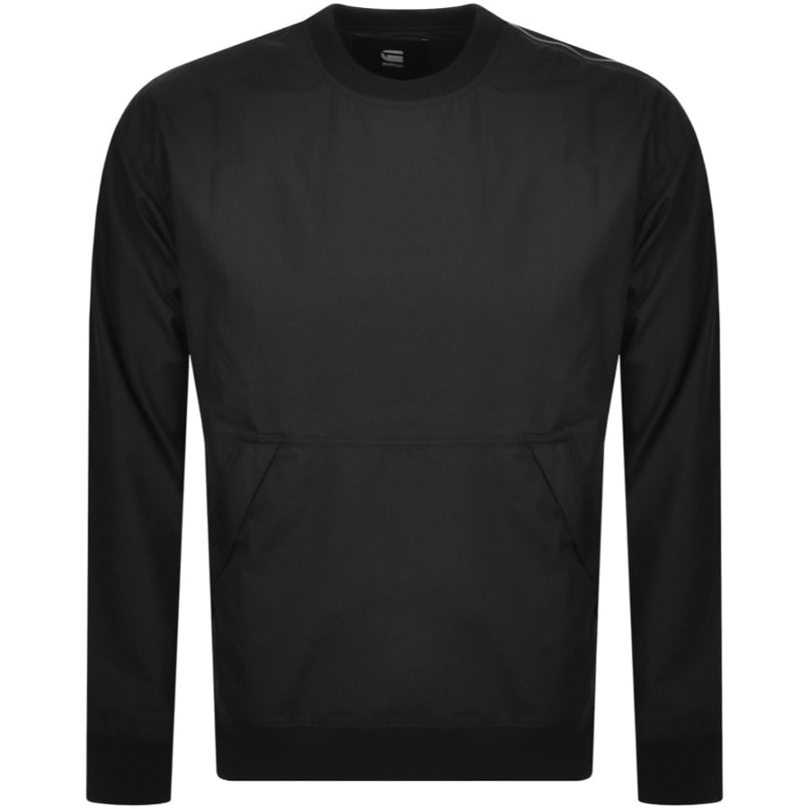Alternative Image for ProductG Star Raw Crew Sweatshirt Black1