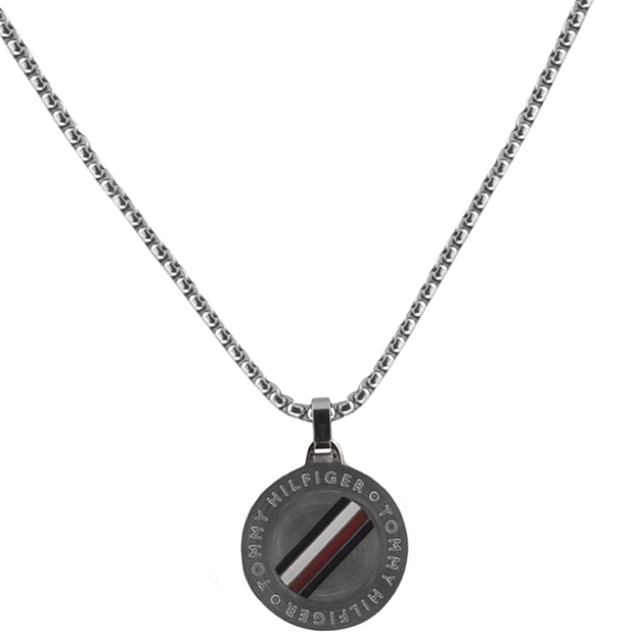 Alternative Image for ProductTommy Hilfiger Logo Dog Tag Necklace Silver2