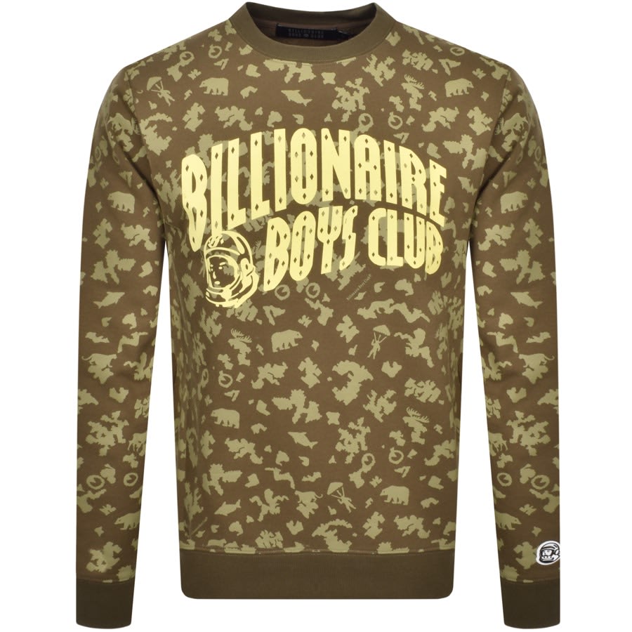 Alternative Image for ProductBillionaire Boys Club Print Sweatshirt Green1